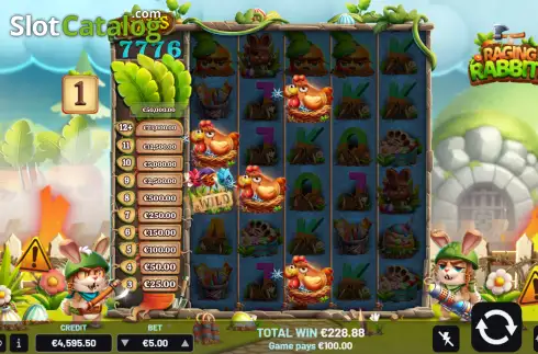Скрин3. Raging Rabbits слот