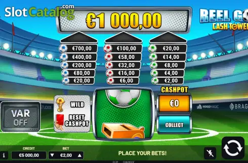 Скрин2. Reel Goal Cash Towers слот