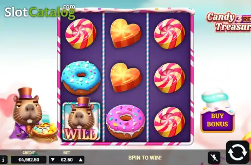 Скрин2. Candy Treasures 3 Reels слот