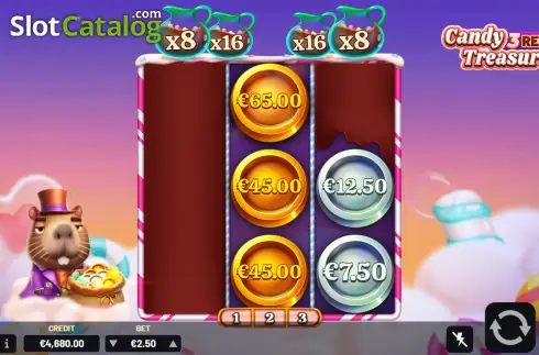 Скрин3. Candy Treasures 3 Reels слот