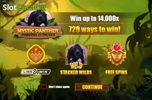Скрин2. Mystic Panther Treasures of the Wild слот