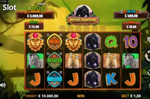 Скрин3. Mystic Panther Treasures of the Wild слот