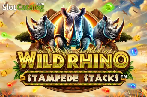 Wild Rhino Stampede Stacks логотип Wild Rhino Stampede Stacks логотип