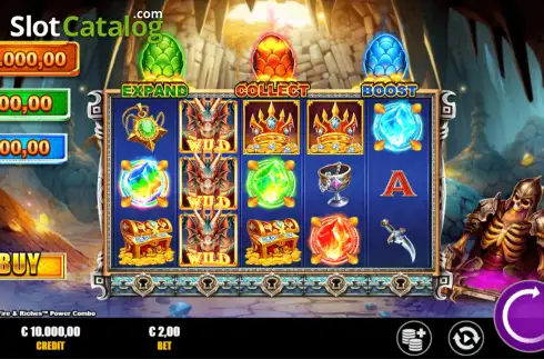 Скрин2. Dragonlings: Fire & Riches Power Combo слот