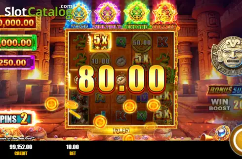 Скрин3. Julian Stone: Fortunes of the Sun God слот