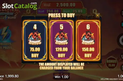 Скрин6. Hellfire Highway Gold Blitz слот