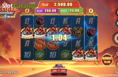 Скрин7. Hellfire Highway Gold Blitz слот