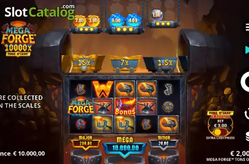 Скрин2. Mega Forge Tons O'Cash слот