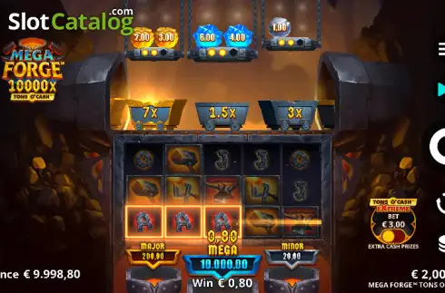 Скрин3. Mega Forge Tons O'Cash слот