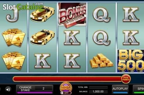 Скрин2. Big 500 Slot слот