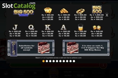 Скрин8. Big 500 Slot слот