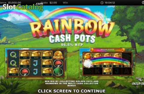 Скрин2. Rainbow Cash Pots слот