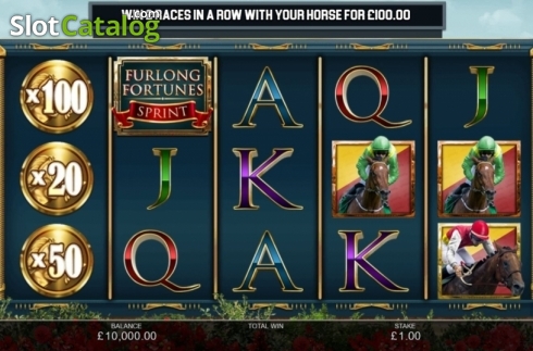Скрин4. Furlong Fortunes Sprint слот