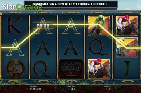 Скрин5. Furlong Fortunes Sprint слот