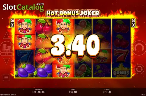 Скрин3. Hot Bonus Joker слот