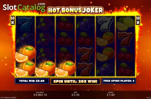 Скрин6. Hot Bonus Joker слот