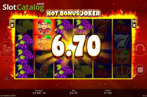 Скрин7. Hot Bonus Joker слот