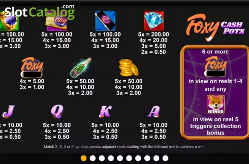 Скрин8. Foxy Cashpots слот