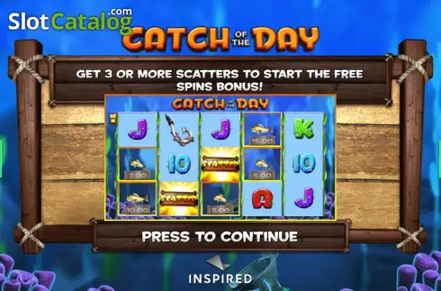 Скрин2. Catch Of The Day слот