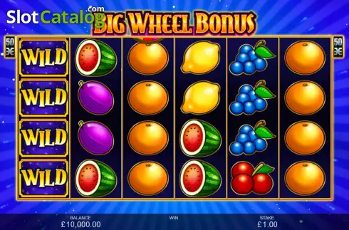 Скрин2. Big Wheel Bonus слот