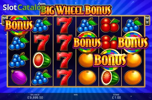 Скрин7. Big Wheel Bonus слот