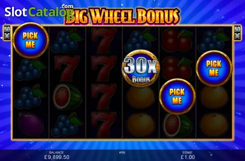 Скрин9. Big Wheel Bonus слот