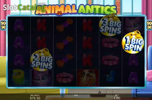 Скрин8. Animal Antics слот
