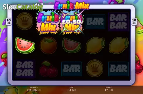 Скрин8. Fruit Mix слот