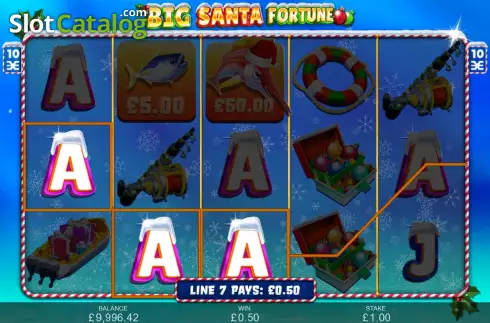Скрин3. Big Santa Fortune слот