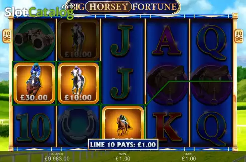 Скрин4. Big Horsey Fortune слот