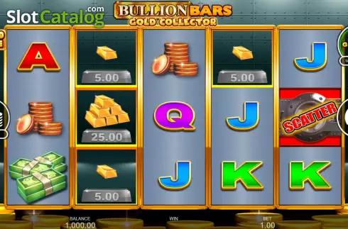 Скрин3. Bullion Bars Gold Collector слот