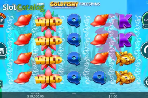 Скрин3. Gold Fishy Free Spins слот
