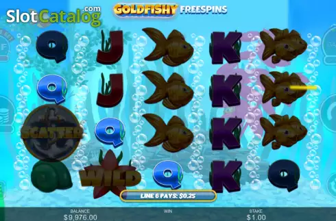 Скрин4. Gold Fishy Free Spins слот