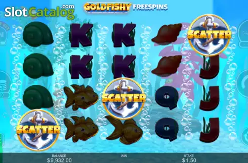 Скрин8. Gold Fishy Free Spins слот