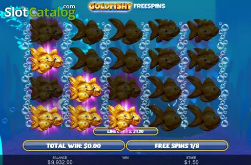 Скрин9. Gold Fishy Free Spins слот