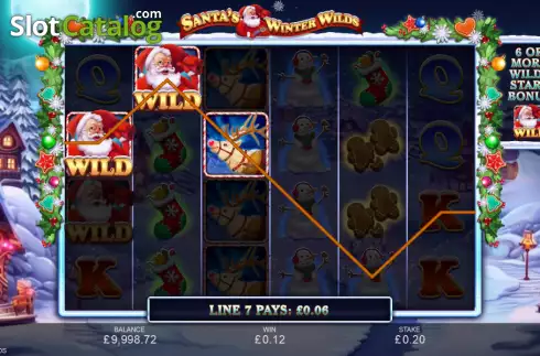 Скрин3. Santa's Winter Wilds слот