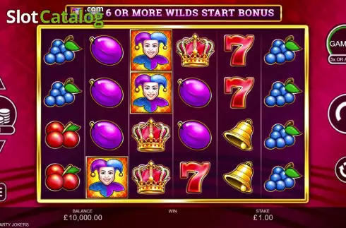 Скрин2. Wild Party Jokers слот