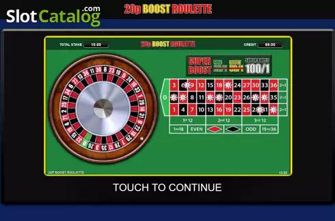Скрин2. 20p Boost Roulette слот
