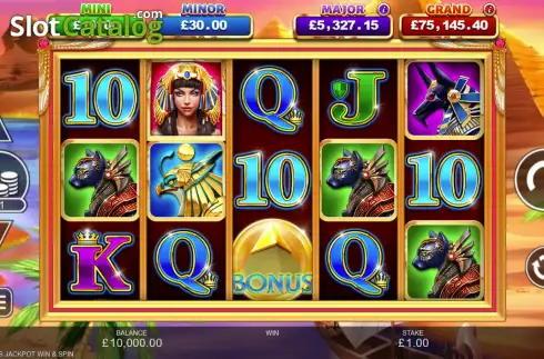 Скрин2. Cleo's Jackpot Win & Spin слот