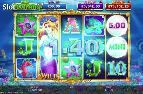 Скрин3. Mermaid's Jackpot Win & Spin слот