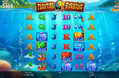 Скрин2. Frontier Fishing слот
