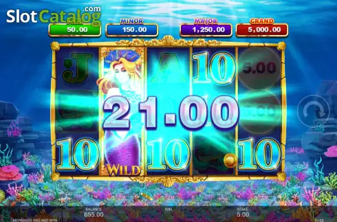 Скрин3. Mermaid's Win & Spin слот