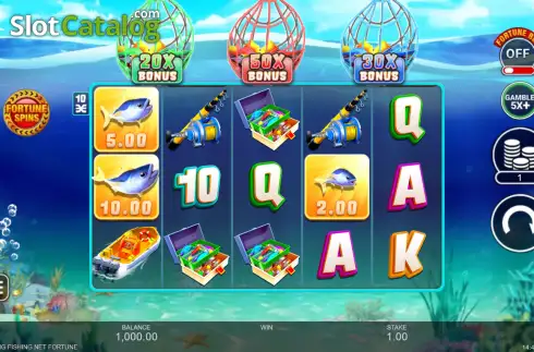 Скрин2. Big Fishing Net Fortune слот