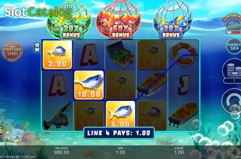 Скрин3. Big Fishing Net Fortune слот