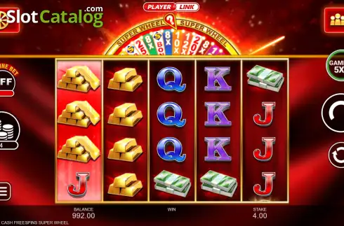 Скрин2. Gold Cash Free Spins Super Wheel слот