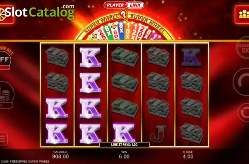 Скрин3. Gold Cash Free Spins Super Wheel слот