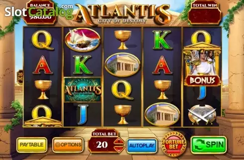 Скрин4. Atlantis: City of Destiny слот