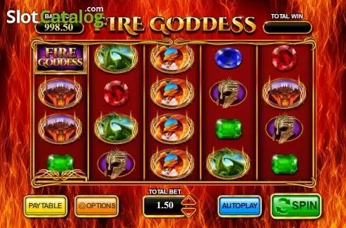 Скрин2. Fire Goddess (Inspided Gaming) слот