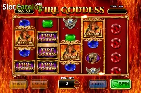 Скрин3. Fire Goddess (Inspided Gaming) слот