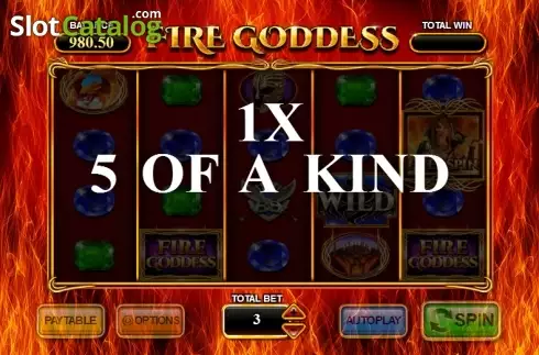 Скрин4. Fire Goddess (Inspided Gaming) слот